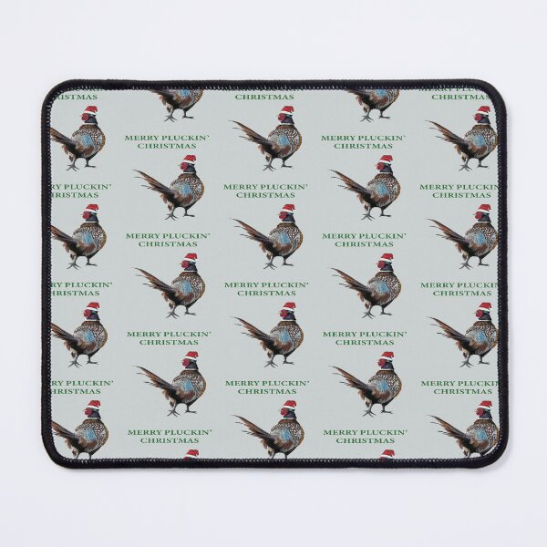 Item preview, Merry plucking Christmas Pheasant - Festive pheasants - game bird- Christmas Pheasant art - Christmas bird designed and sold by IslesArt.