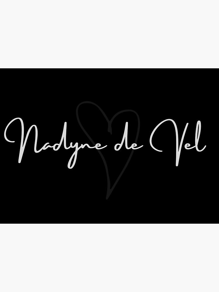 Thumbnail 3 of 3, Sticker, Nadyne de Vel (black logo) designed and sold by NadynedeVel.