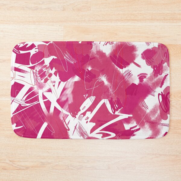 Item preview, Raspberry Sorbet Strokes with White Background designed and sold by KennyLucky.