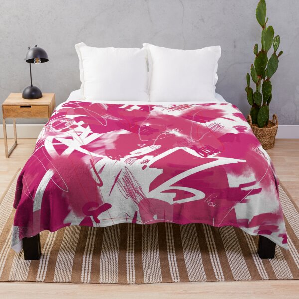 Item preview, Raspberry Sorbet Strokes with White Background designed and sold by KennyLucky.