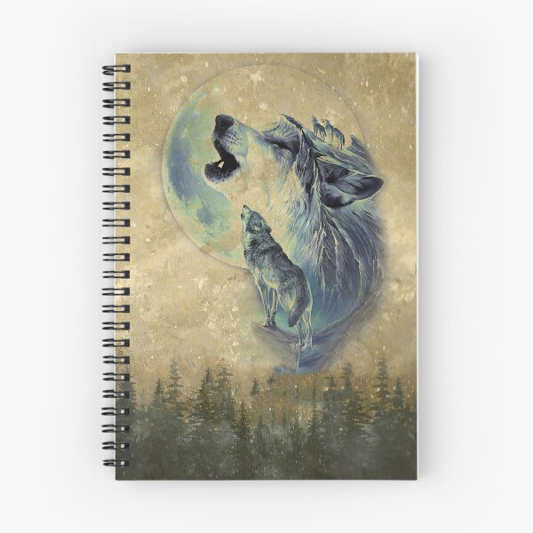 Item preview, Vintage Wolf Native american Dreamcatcher designed and sold by JANELLE8877.