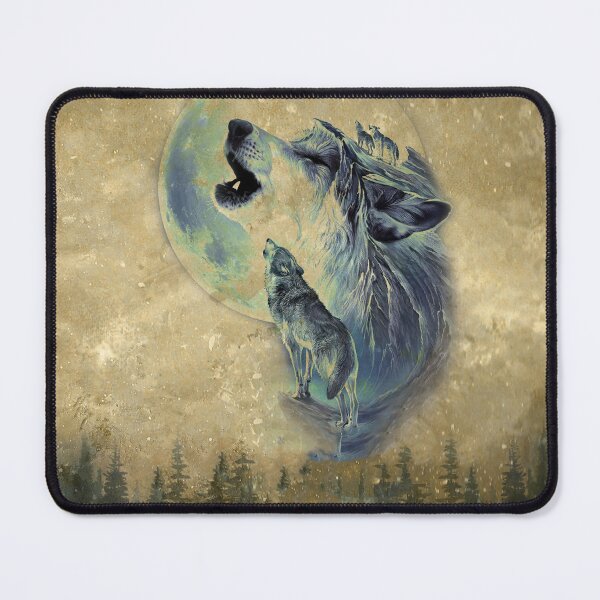 Item preview, Vintage Wolf Native american Dreamcatcher designed and sold by JANELLE8877.