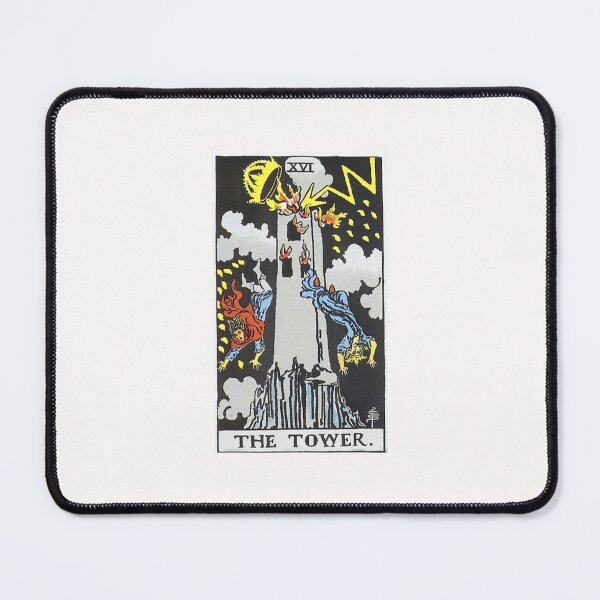 Item preview, The Tower Tarot Card Xvi Vintage designed and sold by DuyHerry.