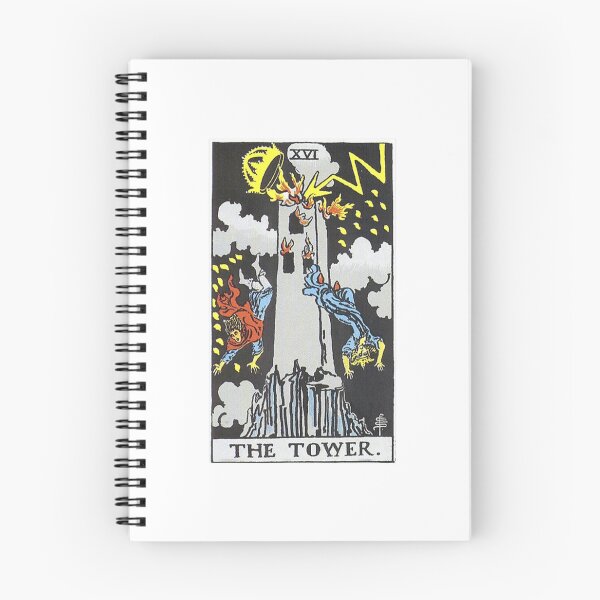 Item preview, The Tower Tarot Card Xvi Vintage designed and sold by DuyHerry.