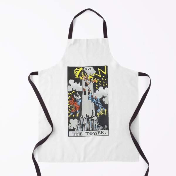 Item preview, The Tower Tarot Card Xvi Vintage designed and sold by DuyHerry.