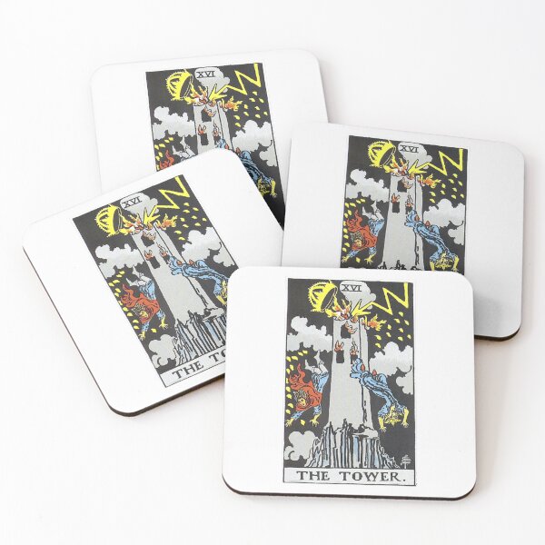 Item preview, The Tower Tarot Card Xvi Vintage designed and sold by DuyHerry.
