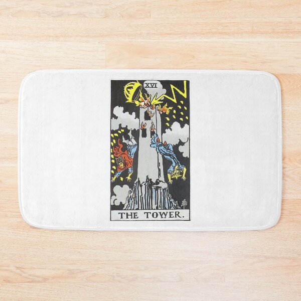 Item preview, The Tower Tarot Card Xvi Vintage designed and sold by DuyHerry.
