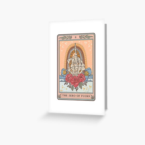 Aperçu de l'œuvre Le zéro des cartes de tarot de la baise Le squelette du doigt du juron créée et vendue par DuyHerry.
