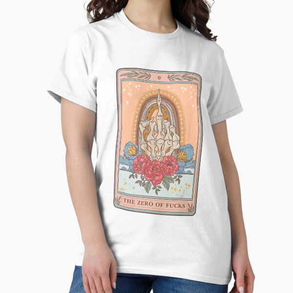 Aperçu de l'œuvre Le zéro des cartes de tarot de la baise Le squelette du doigt du juron créée et vendue par DuyHerry.