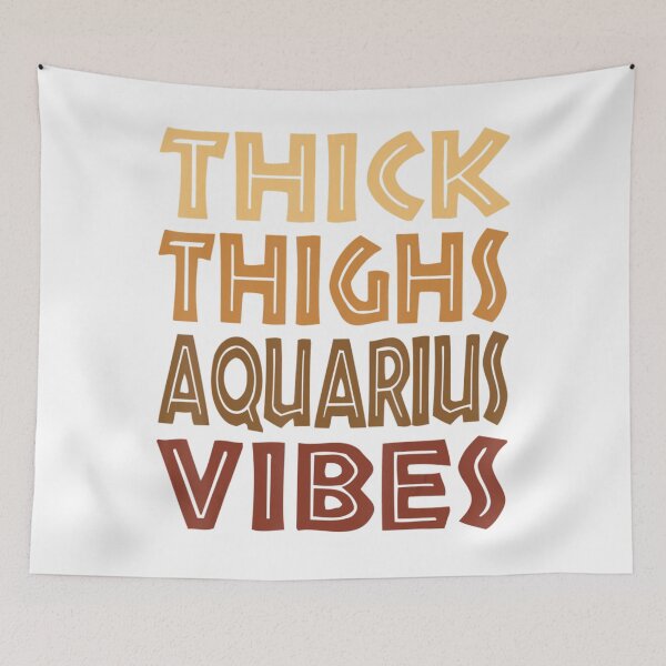 Item preview, Thick Thighs Aquarius Vibes Melanin Black Women Horoscope designed and sold by DuyHerry.