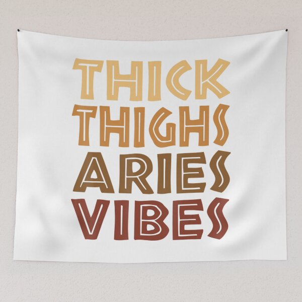 Item preview, Thick Thighs Aries Vibes Melanin Black Women Horoscope designed and sold by DuyHerry.