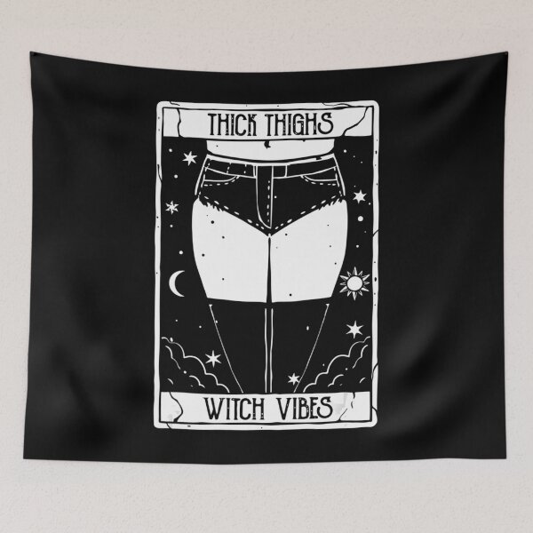 Item preview, Thick Thighs Witch Vibes Tarot Card designed and sold by DuyHerry.
