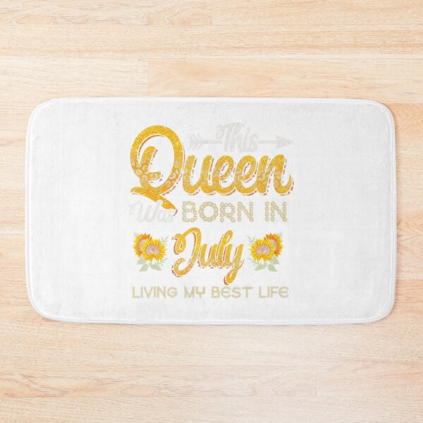 Item preview, This Queen Was Born In July Living My Best Life designed and sold by DuyHerry.