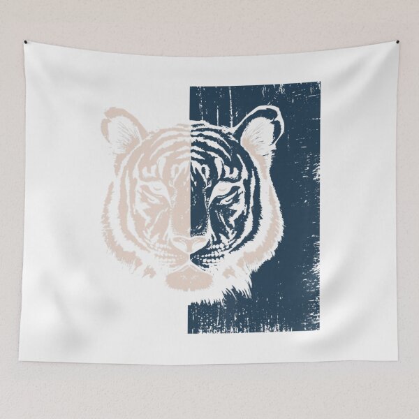 Item preview, Tiger Wild Cat Predator Motif Chinese Zodiac designed and sold by DuyHerry.