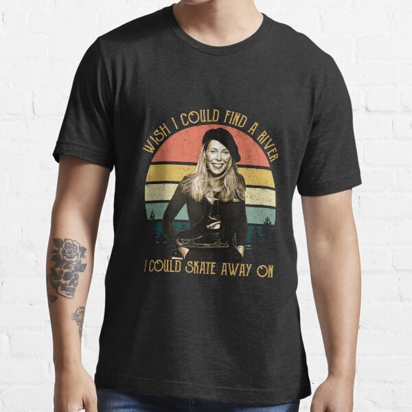 Item preview, Vintage Sunset Joni Mitchell Wish I Could Find A River designed and sold by AnahiFahey.