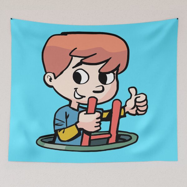 Item preview, boy comes out of the hole designed and sold by duxpavlic.