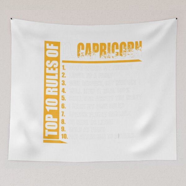 Item preview, Top 10 Rules Of Capricorn Zodiac Sign designed and sold by DuyHerry.
