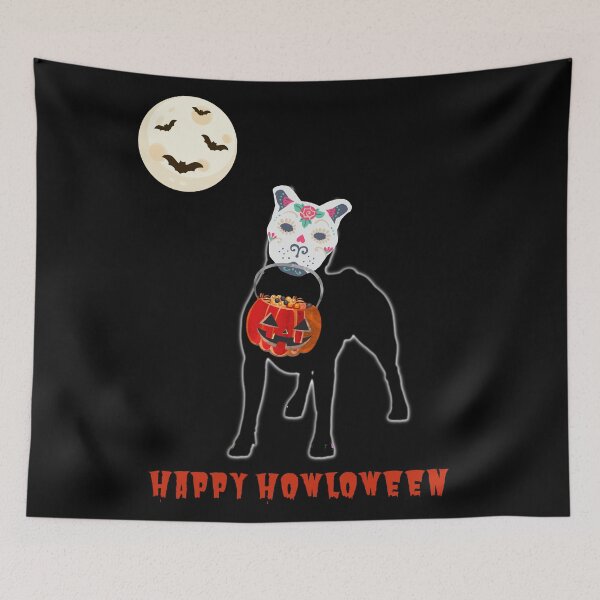 Item preview, Happy Howloween AmStaff designed and sold by NiftyTees.