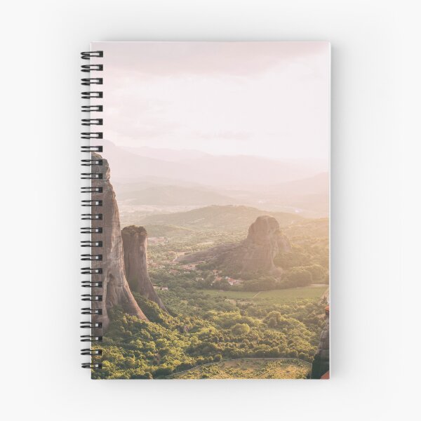 Item preview, Meteora Greece Sunset Photography - Mountain Landscape designed and sold by ppolecho.