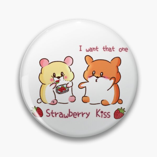 Item preview, Hamster | Hamster Lover - Strawberry Kiss v3 designed and sold by FennyWijayaMomo.