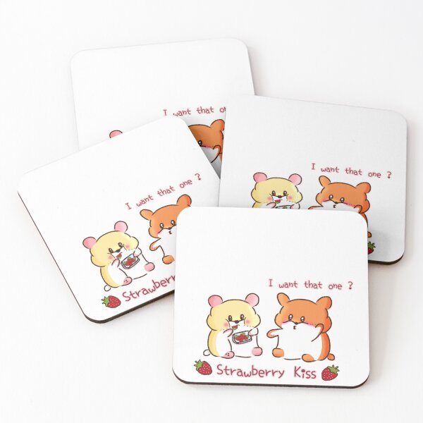 Item preview, Hamster | Hamster Lover - Strawberry Kiss v3 designed and sold by FennyWijayaMomo.