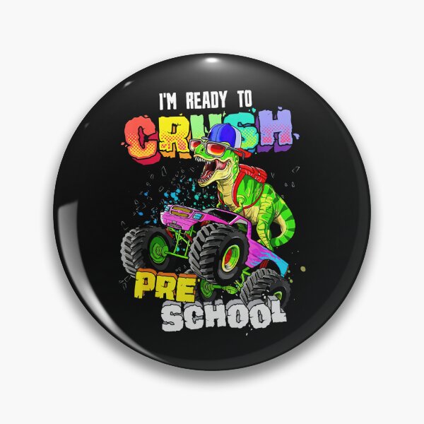 Item preview, Ready To Crush Preschool T Rex Monster Truck Back to School designed and sold by KuylerKnight.