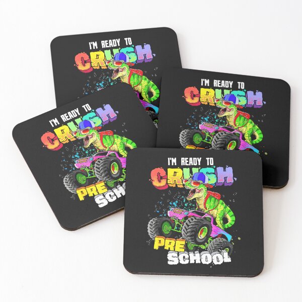 Item preview, Ready To Crush Preschool T Rex Monster Truck Back to School designed and sold by KuylerKnight.