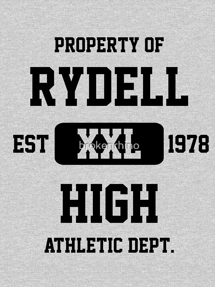 "Property of Rydell HighGrease Athletic Dept." Tshirt by brokenrhino