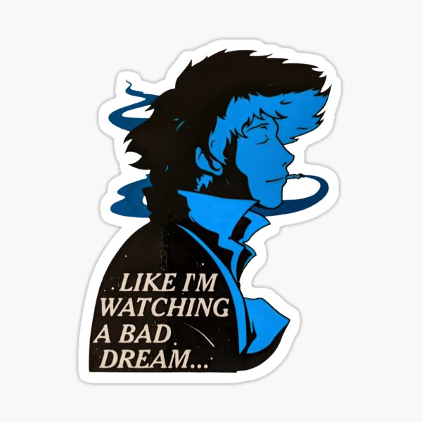 Cowboy Bebop Crew Blau Sticker