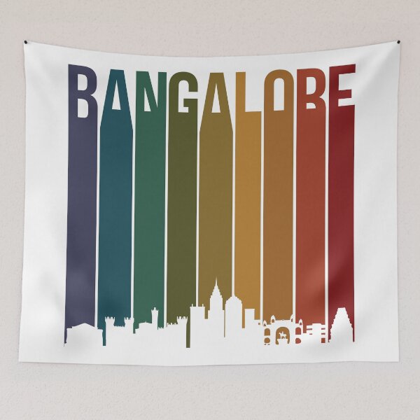 Item preview, Bangalore Bengaluru Indian City Desi Design designed and sold by alltheprints.