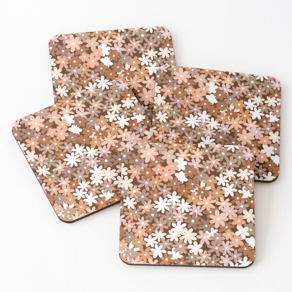 Item preview, Earth Tone Ombre Flower Flied  designed and sold by TigaTiga.