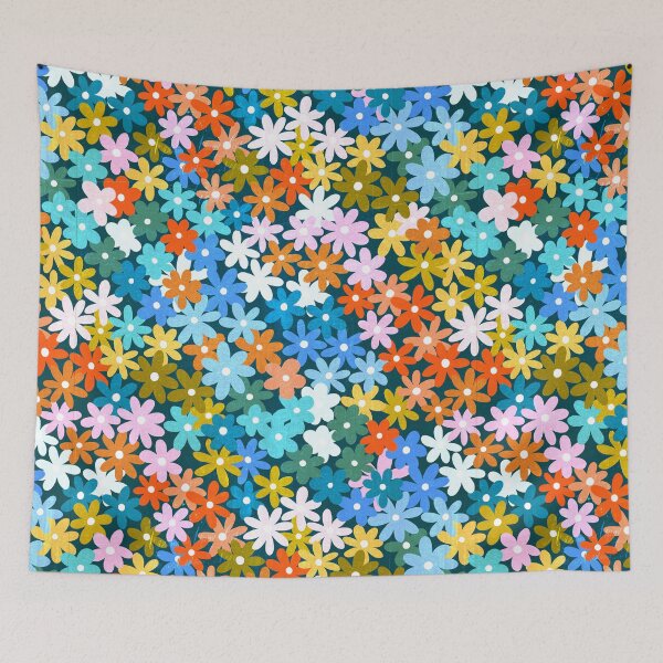 Item preview, Colorful Ombre Flower Flied  designed and sold by TigaTiga.