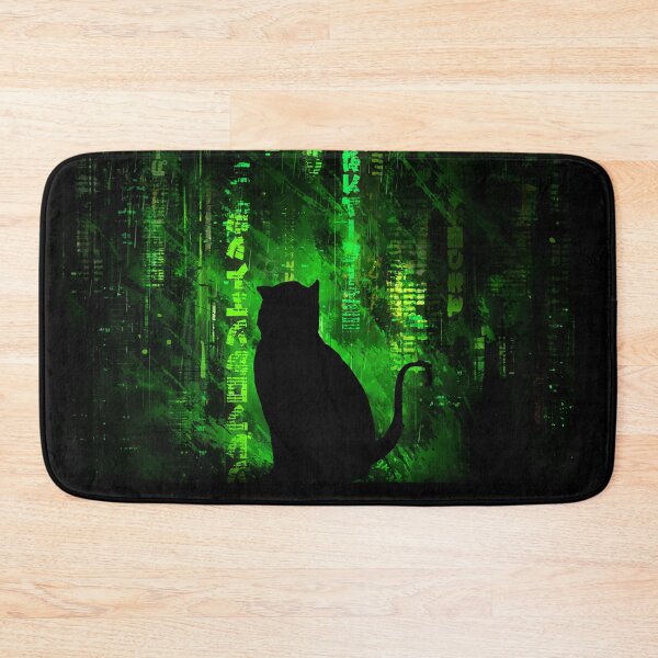 Item preview, Street Cat in Futuristic Neon Tokyo designed and sold by Area31Studios.