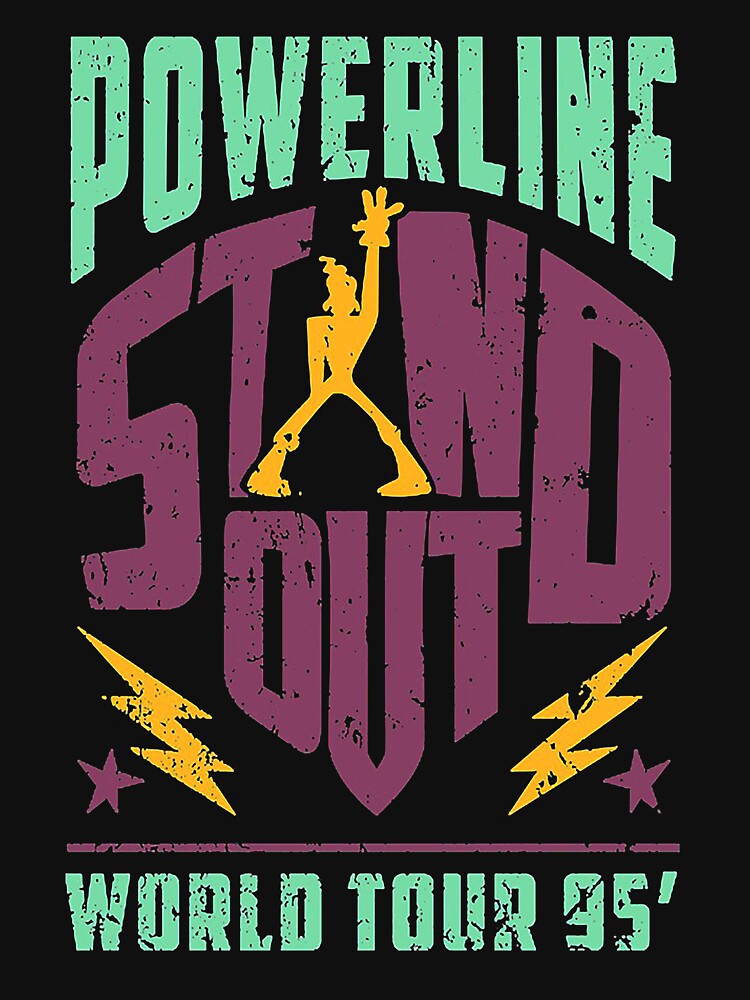 Discover Vintage Powerline Stand Out World Tour 95 | Essential T-Shirt