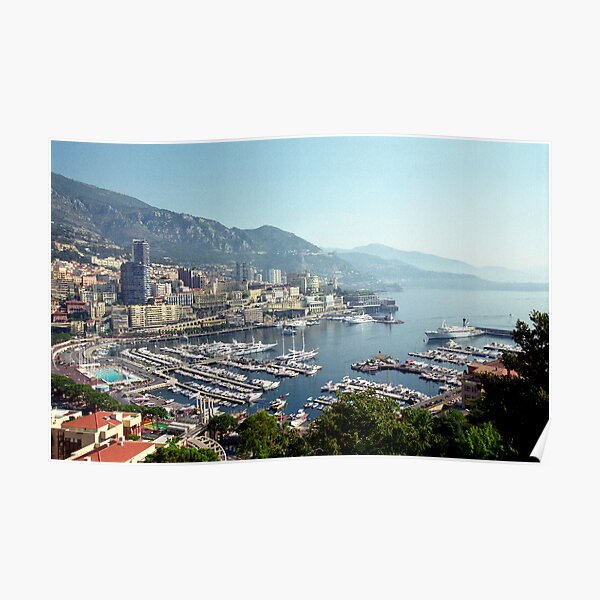 Monte Carlo - Port Hercule Poster