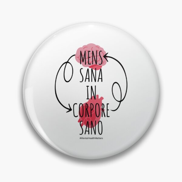 Item preview, Mens Sana In Corpore Sano - Mental Health Matters   designed and sold by TurtleShop1.