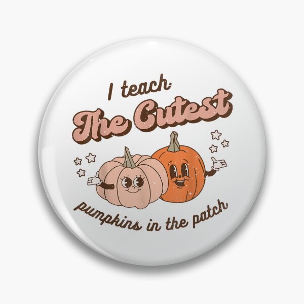 Item preview, I Teach The Cutest Pumpkins In The Patch Retro Teacher Fall designed and sold by Edgarolander.