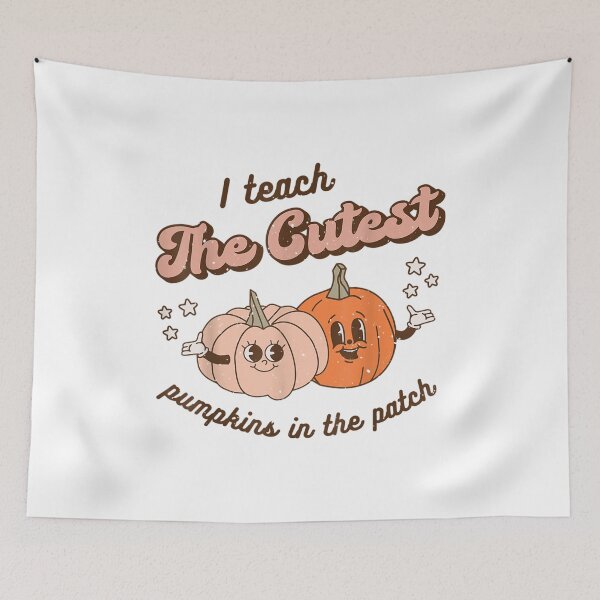 Item preview, I Teach The Cutest Pumpkins In The Patch Retro Teacher Fall designed and sold by Edgarolander.
