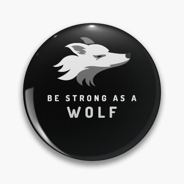 Item preview, Be strong as a wolf  designed and sold by ihtisham007.