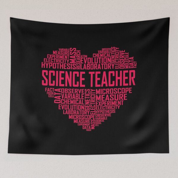 Item preview, Science Teacher Heart Proud Science Teaching designed and sold by Bemumd-art.
