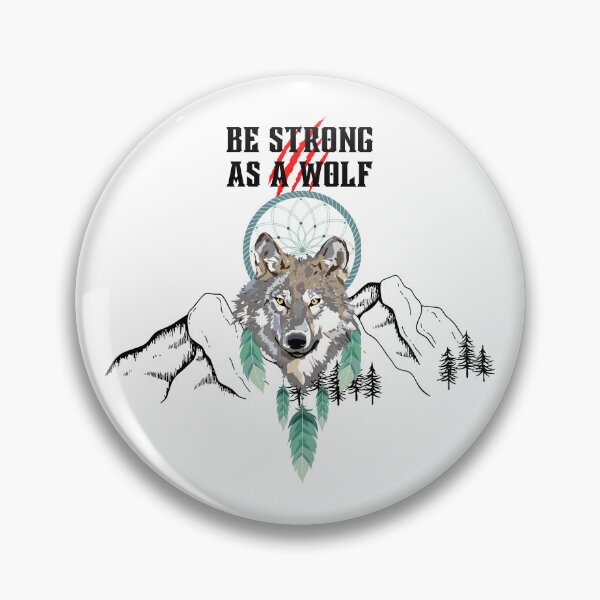 Item preview, Be strong as a wolf designed and sold by Rubi16.