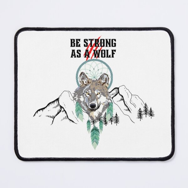 Item preview, Be strong as a wolf designed and sold by Rubi16.
