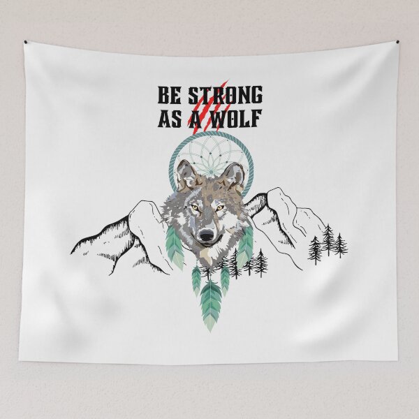 Item preview, Be strong as a wolf designed and sold by Rubi16.