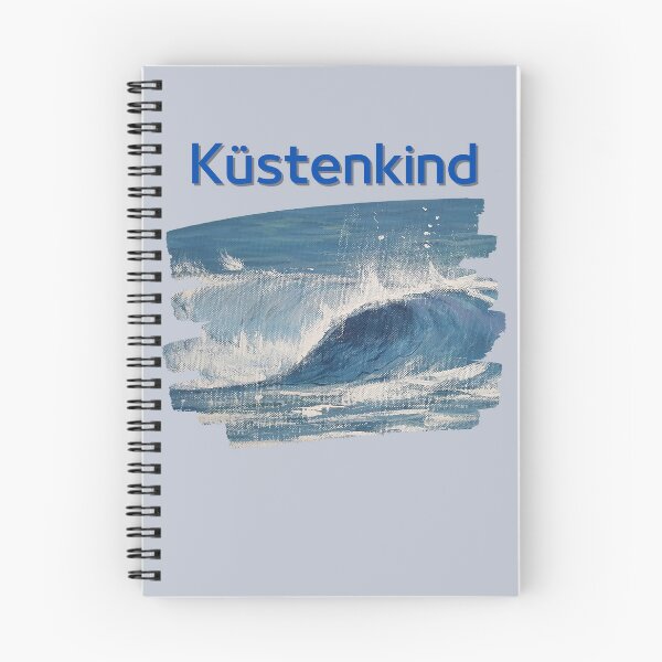 Item preview, Coastal Child 2, painting of the wave of power with lettering - sea is home designed and sold by Anke Franikowski.
