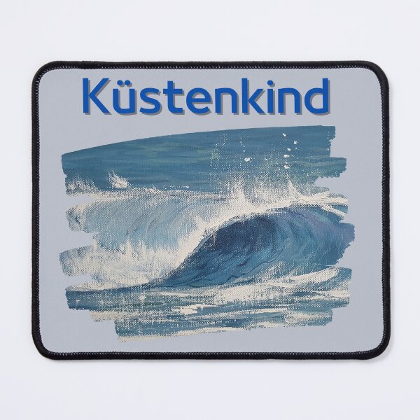 Item preview, Coastal Child 2, painting of the wave of power with lettering - sea is home designed and sold by Anke Franikowski.