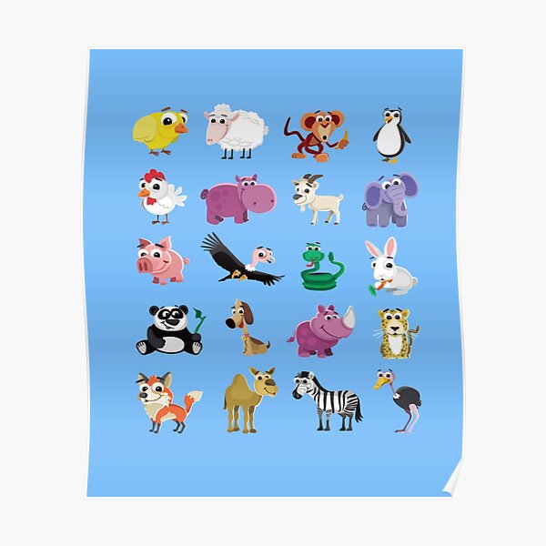 "Animal Lover Cartoon" Poster for Sale by LTMtee Redbubble