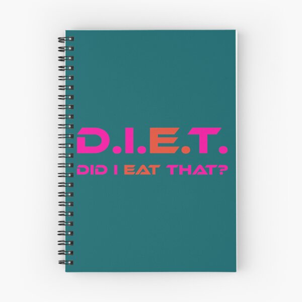 Item preview, D.I.E.T. Did I Eat That (Pink, Red)   designed and sold by Shopunderr.