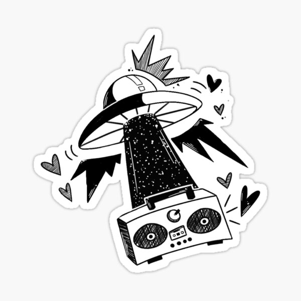 Space Beat Sticker