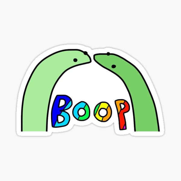 Boop - Tiny Snek Sticker Sticker