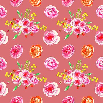 Artwork thumbnail, Beautiful Rose Pattern by CollectionOS